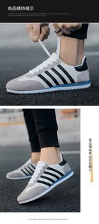 Men's Shoes Trend Casual Shoes for Men Breathable Flat Shoes Outdoor Fitness Free Sports Male Shoes Comfortable Vulcanized Shoes