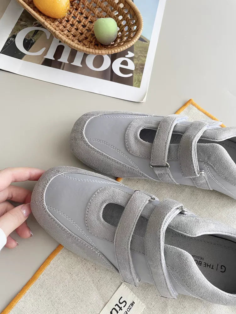 Flats Women's Sports Shoes Fashion Sneakers Casual Shallow Loafers Shoes Walking Ballet Shoes Trend Cozy Zapatillas De Mujer