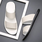 Slippers for Men Luxury Brand Leather Casual Slippers 2025 Summer New Beach Slippers for Men Non Slip Flat Sandals Large Size48