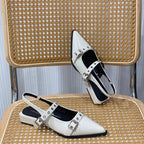 Sandals for Women Pointed Toe Daily Woman Shoes With Low Heels Summer 2024 Comfortable Trending Anti Slip Hot The Best Or Trend