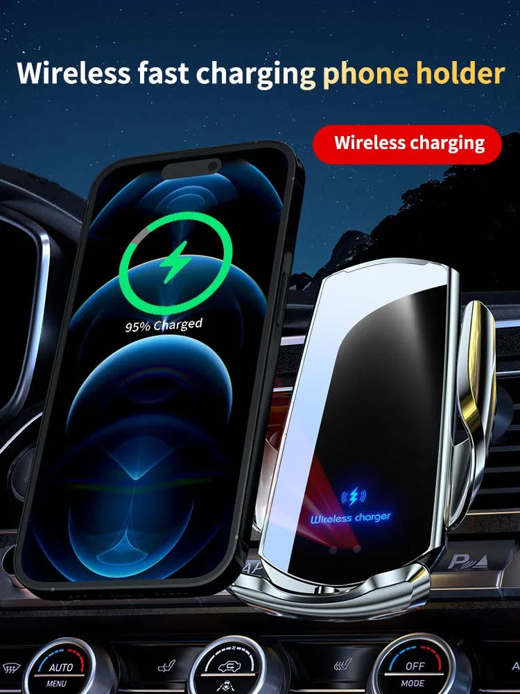 Car Mobile Phone Holder For Ford Mustang Mach-E Rally 2025 2024 Mount MagSafe Bracket Wireless Charger Stand Auto Accessories