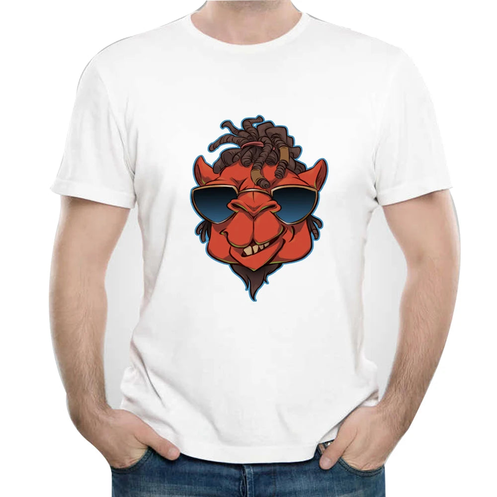 Men's T-shirt For men Fashion pattern Printed T Shirt Pattern Short-sleeved Streetwear Summer Casual Men's Tops