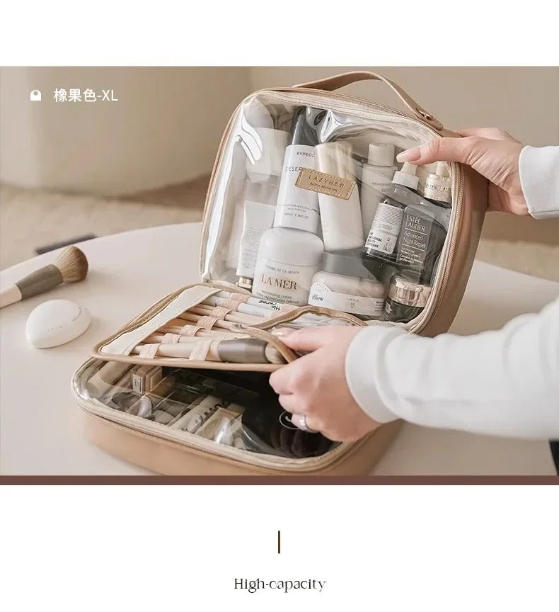 Cosmetic bag  new high-end exquisite portable travel portable toiletry bag large capacity cosmetics storage bag women handbags