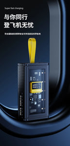 PowerBank 50000mAh 30000mAh 20000mAh Spare battery Portable Charger Mobile External Battery Fast charging For Camping iPhone