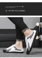 2025 Summer Slippers for Men Trendy Men's Flat Bottom Casual Shoes Soft Sole Support Shoes Men's Sneakers Zapatos De Hombre