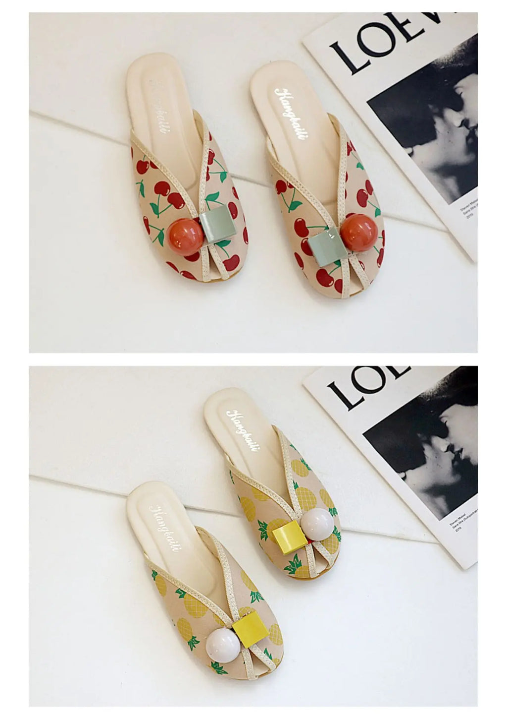 Woman Slippers Lady Home Slippers Casual Beach Flip Flops Thick Bottom Sandals Women Shoes 2023