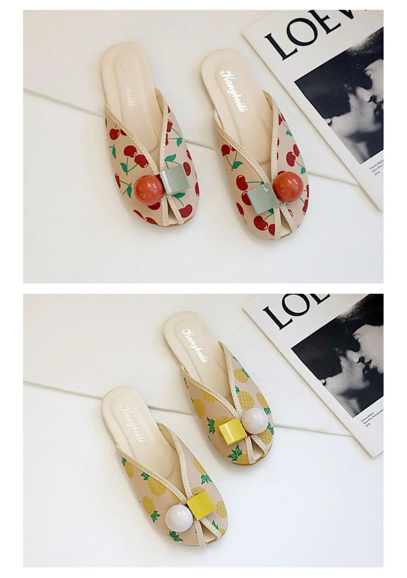 Woman Slippers Lady Home Slippers Casual Beach Flip Flops Thick Bottom Sandals Women Shoes 2023