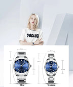 Watches Women Luxury Stainless Steel Wristwatches Analog Luminous Quartz Clock Watch Women's Relogio Feminino часы женские