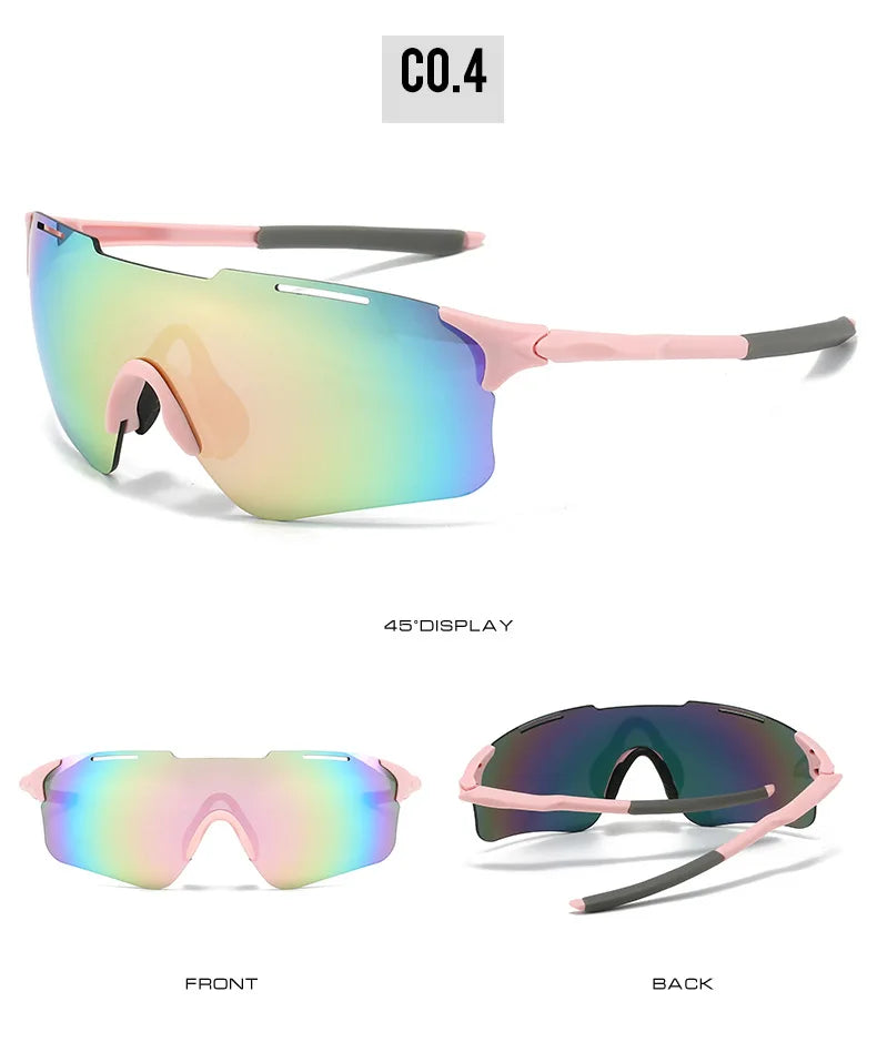Cycling Sunglasses Men Women Sun Glasses For Mirror Lens Road Riding Bike Sport Glasses Fishing Running Eyewear UV400