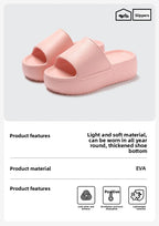 Women's Slippers for Summer Outdoor Wear, Non-slip, Thick-soled To Make You Look Taller, Cool Slippers for Home and Indoor Use