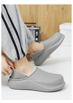 2025 New Men's Slippers - Warm, Thick Soles, Anti-Slip Design, Extra Soft and Comfortable, Wear-resistant Indoor Shoes