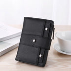 Women's Wallets Luxury Designer Card Holder Purses for Women Short Money Bags with Zip Coin Pocket Ladies Gift