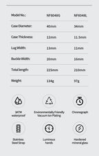 NAVIFORCE Luxury Couple Watches Set - Men's And Women's Fashion Quartz Wristwatches Waterproof Stainless Steel 2025 New Arrival