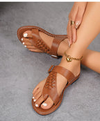 Women's Sandals Flat Sandals Summer Shoes For Woman Flip Flops Beach Slippes Sandalias Mujer Elegant Summer Footwear Female