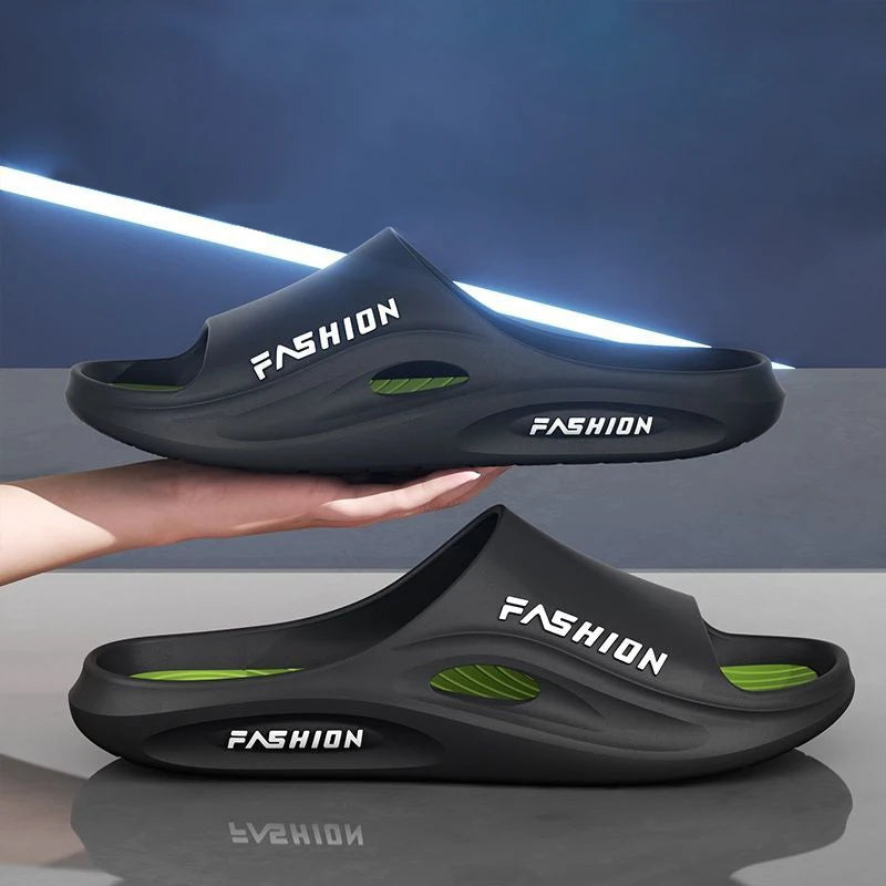 Men's slippers for outdoor wear in summer with soft soles 2024 new high-end sports sandals for men anti slip and odor proof