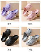 Womens House Slippers Casual Garden Clogs Outdoor Wide Toe Shoe for Ladies Men Sandalia Non Slip Indoor Outdoor Shoes