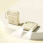 20000mAh Mini Power Bank 4in1 Cable Portable Charger Fast Charging LED Digital Display Poverbank External Battery Mobile Power