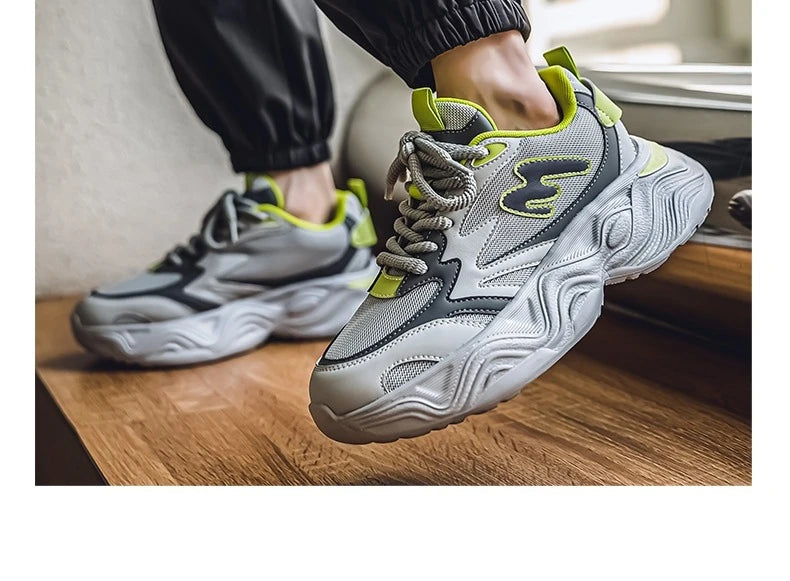 New Men's Shoes Are Trendy Fashionable Comfortable Wear Resistant Anti Slip Casual Shoes Versatile Through The Four Seas