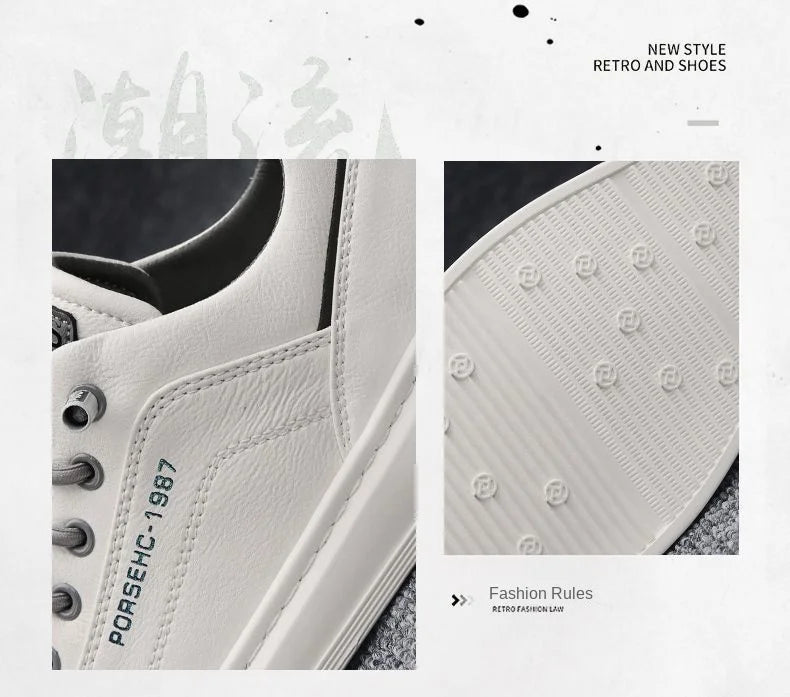 New Shoes for Men  Comfortable Flat Men's Casual Shoes Outdoor Wild Men's Sneakers High End Fashion One Pedal Dress Shoes Male