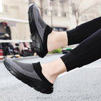 2025 Men Slippers Summer Breathable Home Indoor Slippers Men Thick Bottom Slides Fashion Couple Walking Shoes Chanclas Hombre