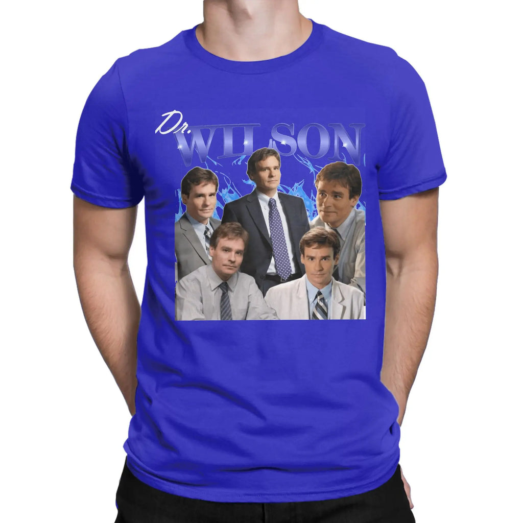 Men's House MD T Shirt Dr Wilson  100% Cotton Clothes Funny Short Sleeve Round Collar Tees New Arrival T-Shirt