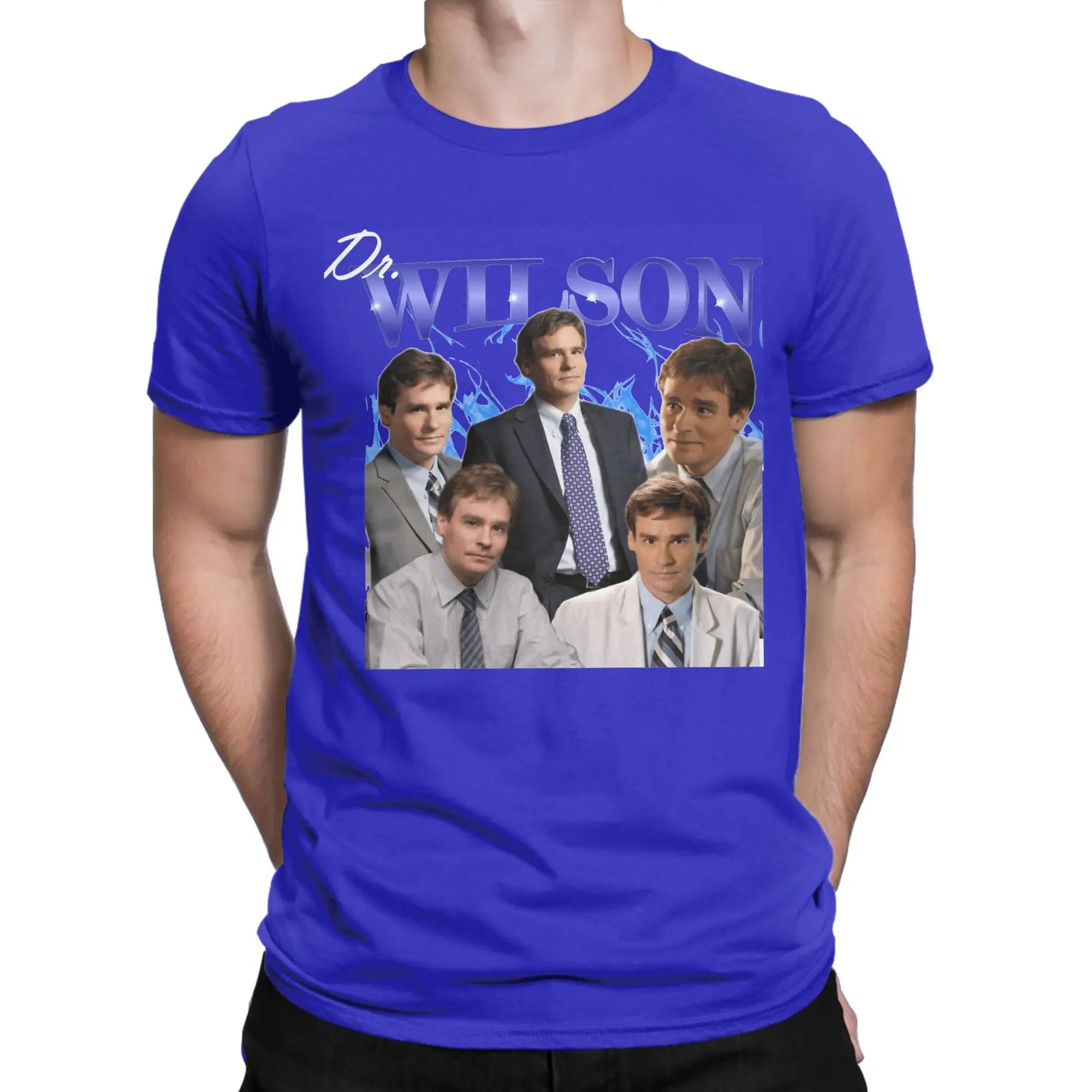 Men's House MD T Shirt Dr Wilson  100% Cotton Clothes Funny Short Sleeve Round Collar Tees New Arrival T-Shirt