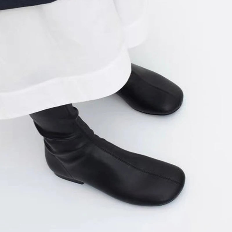 Flats Women Ankle Boots Sport Sneaker Designer Chelsea Boots Winter 2025 Trend Walking Running Shoes Leather Shoes Mujer Botas