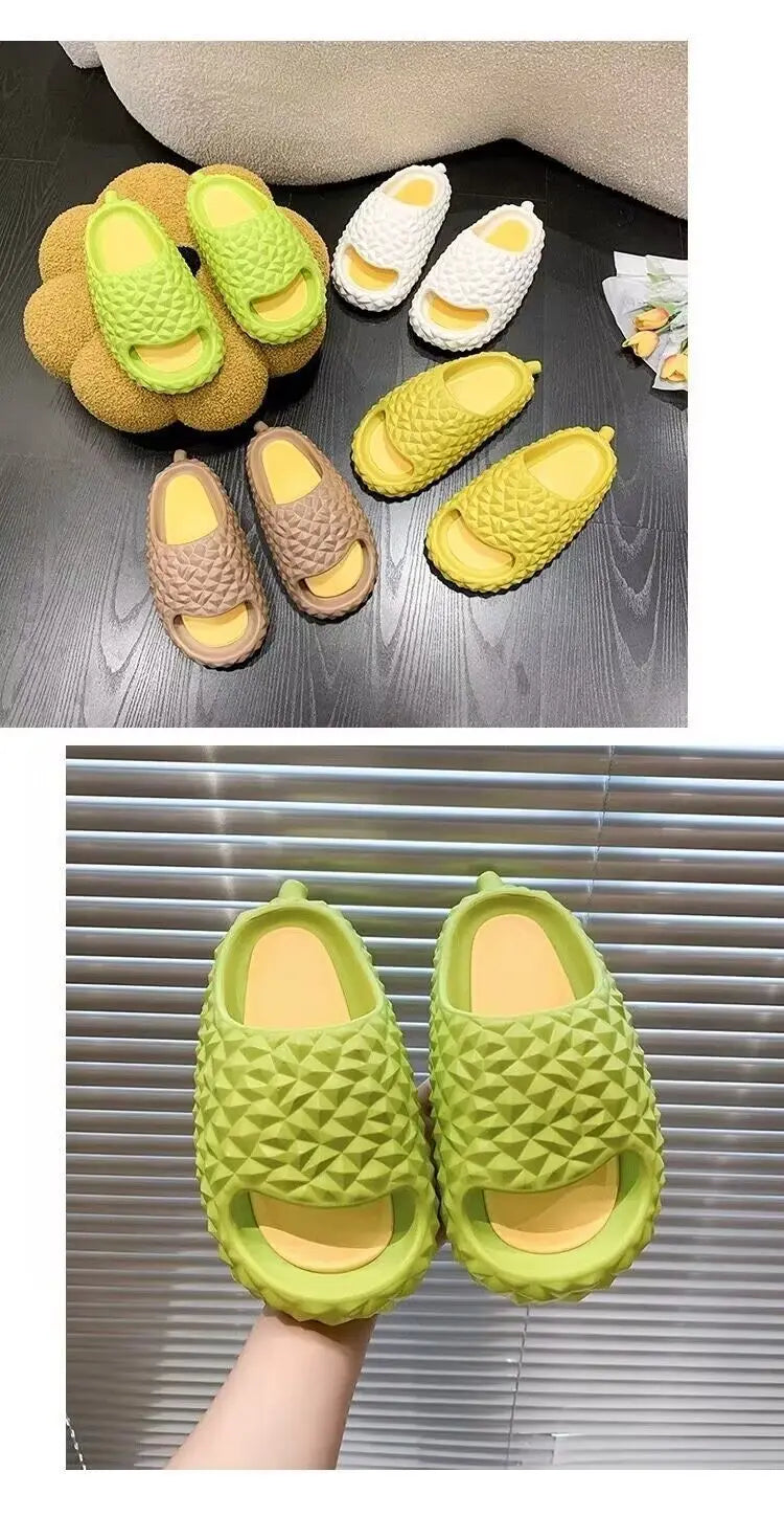 Women's Home Slippers 2023 New Arrivals Durian Slipper Summer Couples Casual Comfort Flip Flops Woman Flats Beach Shoes Slides