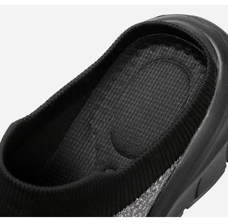 Men Slippers New Summer Breathable Home Indoor Slippers Men Thick Bottom Slides Fashion Walking Shoes Men chanclas de hombre