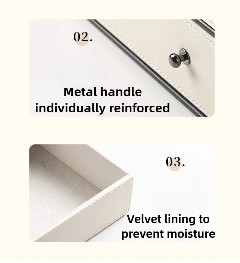 Makeup Box Desktop Large Capacity Skin Care Product Shelf Dustproof Perfume Storage Organizer Removable Cosmetics Storage Box