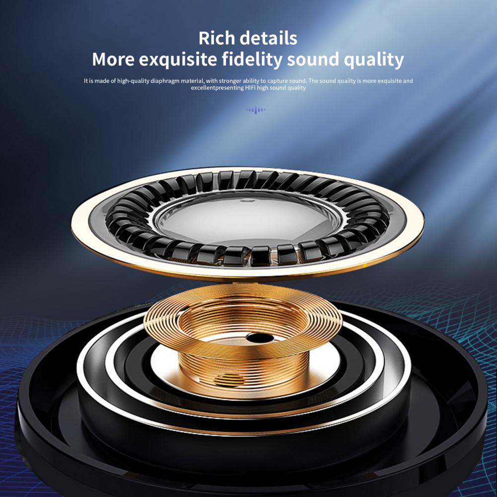 Handsfree Wireless Earphone Subwoofer Wireless Earbud Heavy Bass Lower Power Consumption Wireless Earphone Game Playing