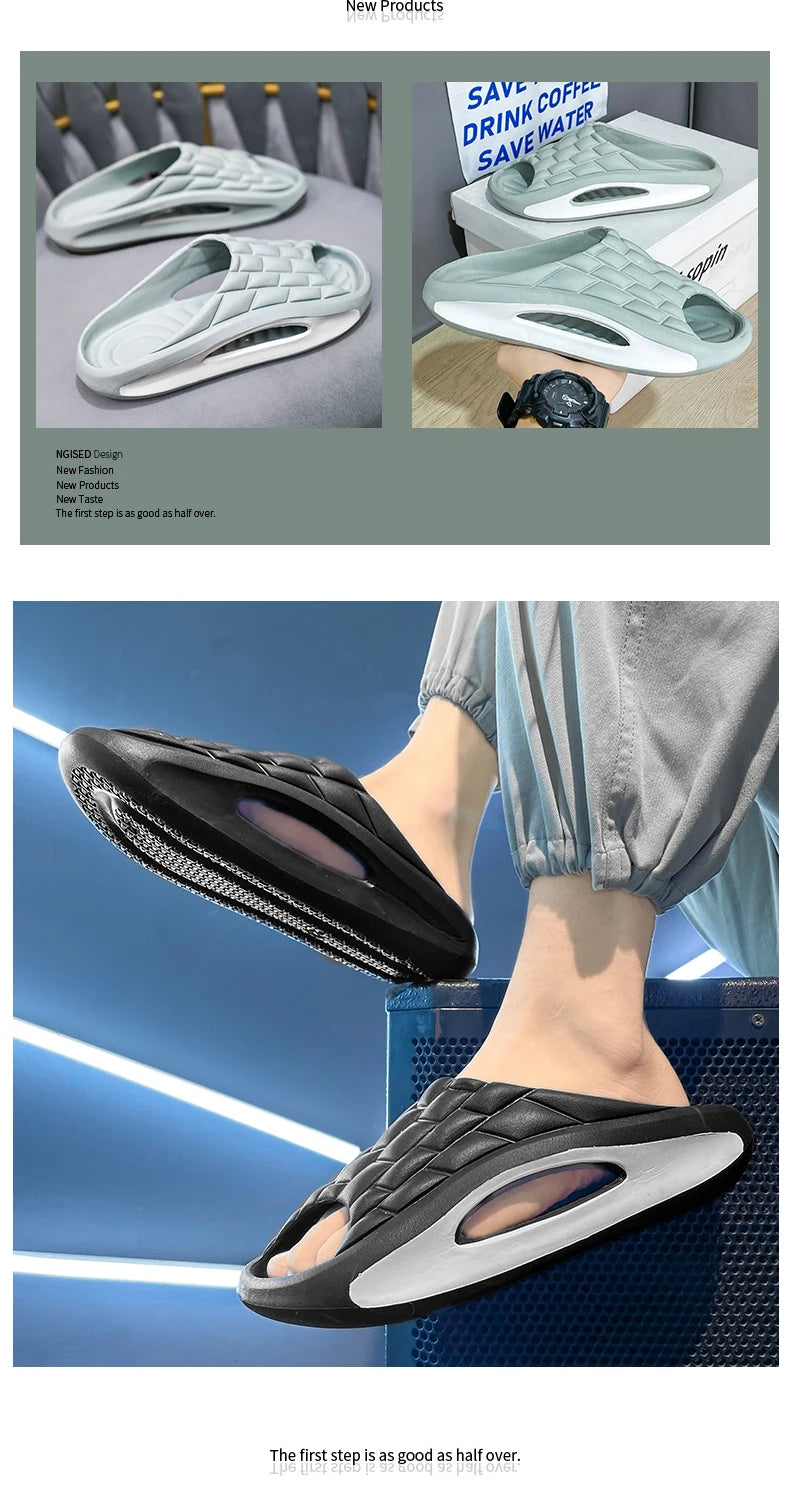 Men's and Women's Slippers Are Lightweight Soft Soled Comfortable for Indoor and Outdoor Wear and Fashionable