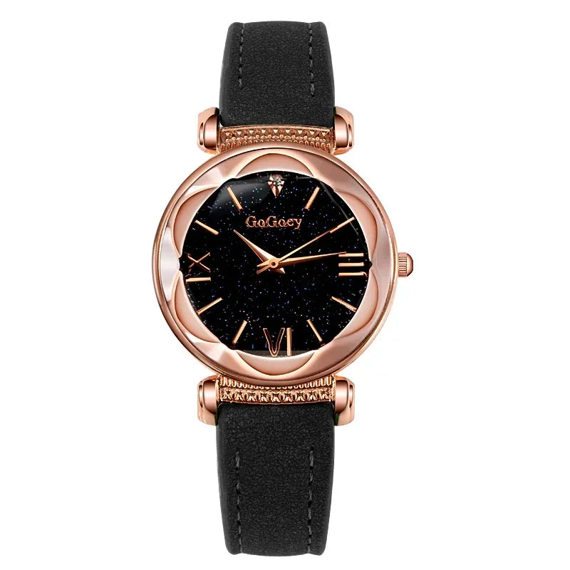 Women Watches Watch for Women Ladies Starry Sky Quartz Wristwatch  Montre Femme Reloj Mujer Horloges Vrouwen Relógio Clocks