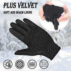 Winter Touch Screen Warm Gloves, Multi-layer Fabric with Fleece and Thickened Design, for Winter Outdoor Activities