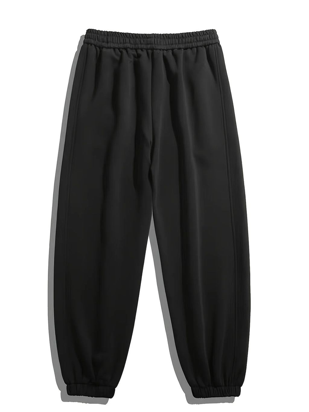 Men's fashionable casual pants - loose sweatpants, suitable for all seasons daily wear - machine washed, non stick, breathable f