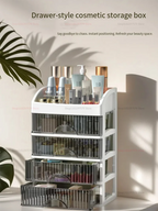 Cosmetics storage box, storage drawer, hair accessories multi-layer storage cabinet, cosmetics jewelry box, stationery multifunc