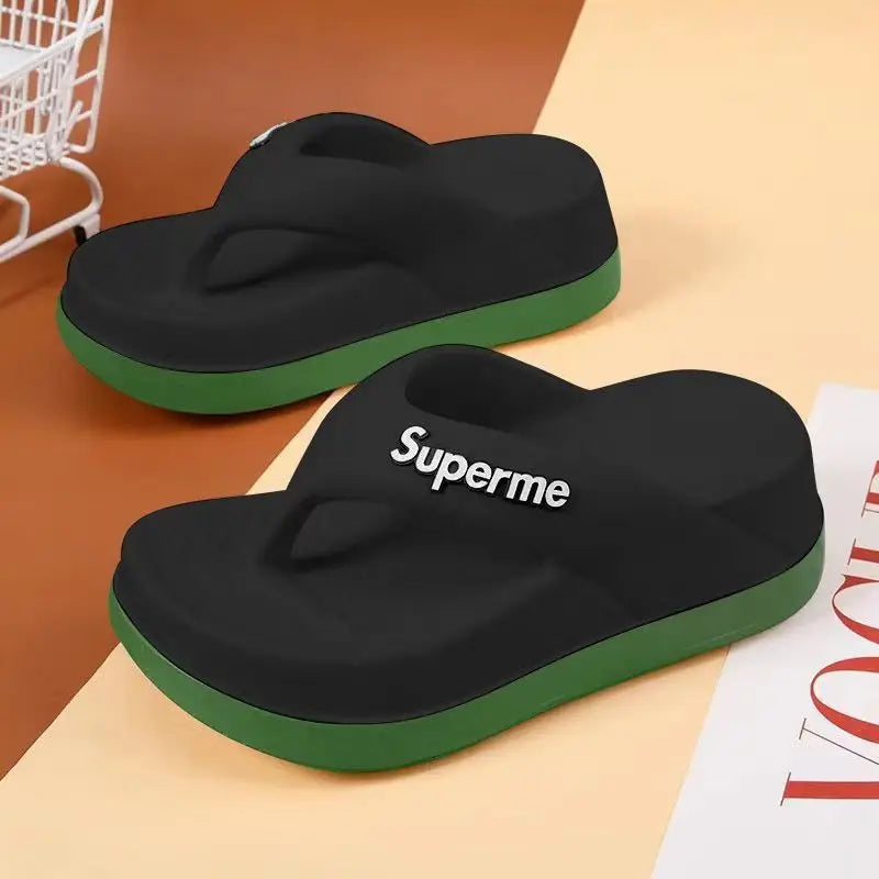 Woman flip flops Popular Design Shoes  trend Casual Platform Sandals non-slip Outdoor slippers Unique features Flat sandals