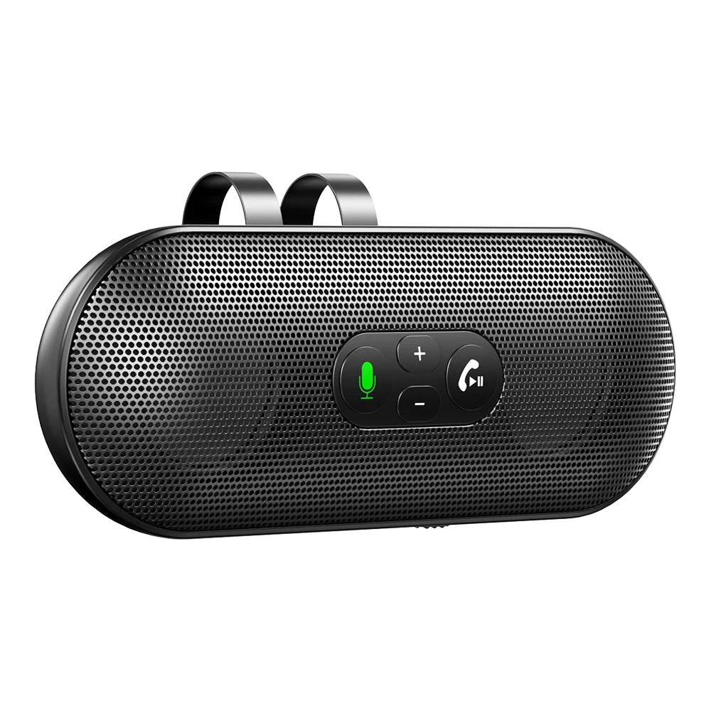 Bluetooth 5.4 Car Handsfree Kit Sun Visor Speaker Wireless Speaker Speakerphone With Voice Assistant Car Electronics Accessories