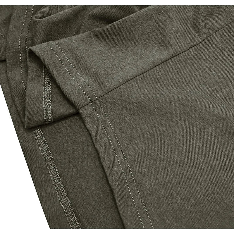 Men's Short-sleeved T-shirts for Sports and Fitness American-style Henley Shirt Hooded Top