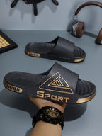 Men's Slippers, Durable for Outdoor Use, Summer Outdoor Wear, Indoor Home, Deodorant, Non-Slip, Bathroom Bathing, Thick-Soled Sandals for Men