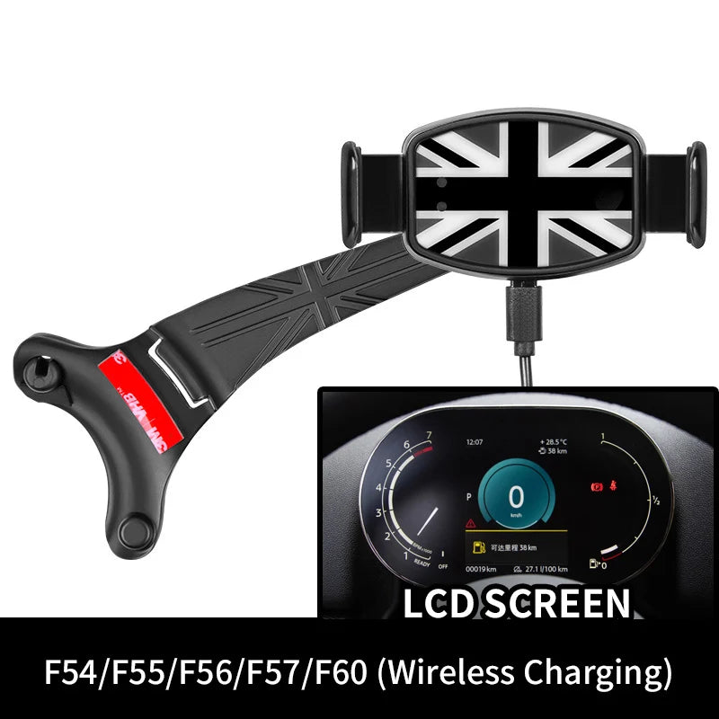 Mobile Phone Holder Car Accessories Bracket For MINI COOPER F56 F57 F55 F54 F60 Countryman Clubman LCD Mount GPS Support Gravity