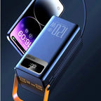 120W Super Fast Power Bank 200000mAh Large Capacity Outdoor Mobile Power Supply Supports 7 Devices to Charge At The Same Time