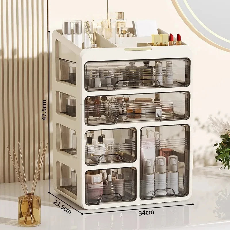 Lipstick Facial Mask Compartment Shelf Drawer Dresser Skin Care Products Storage Box Cosmetics Storage Box