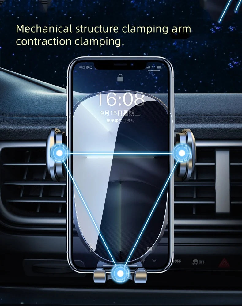 Car Mobile Holder Special Fixed Bracket Base for Ford Raptor F150 2021 2022 2023 Wireless Charging Accessories Car Phone Holder