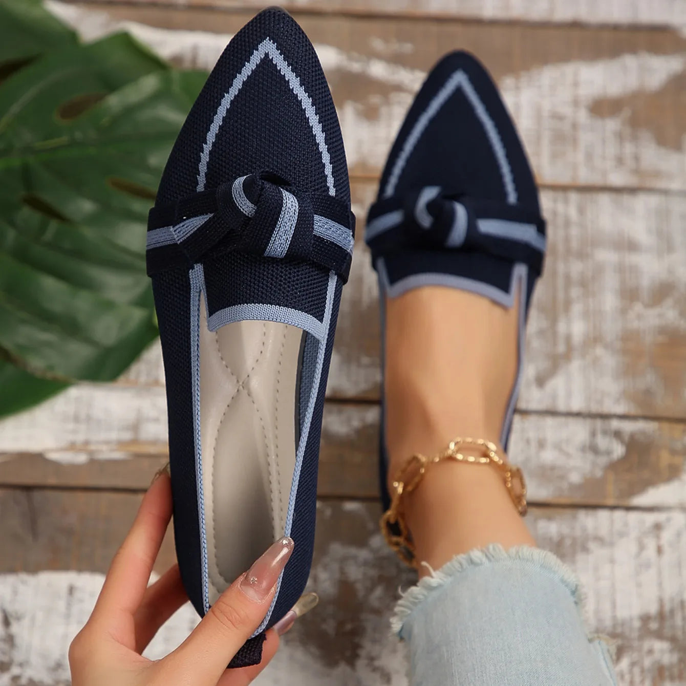 Women Flats Walking pointed Top Solid Color Loafers Shoes Shallow Comfortable Lolita Shoes Sneakers Women Zapatos De Mujer