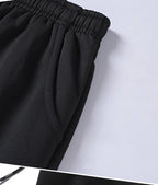 Pants for men in autumn and winter, thickened with fleece for outerwear, casual pants, warm lamb wool sports sweatpants