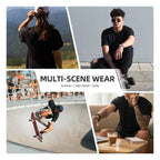 Men's T Shirt Add Design Washed T Shirts Hippie Custom DIY Made Your Image Beach Tee Shirt Y2K Retro Loose Cotton Tops Present