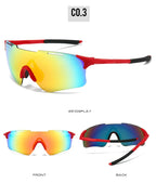 Cycling Sunglasses Men Women Sun Glasses For Mirror Lens Road Riding Bike Sport Glasses Fishing Running Eyewear UV400