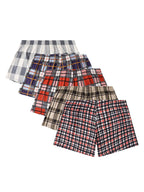 Men Panties Men's Polka Plaid Pants with Flat Corners Loose and Comfortable Skin Friendly Fat Pants Breathable Men Underpant