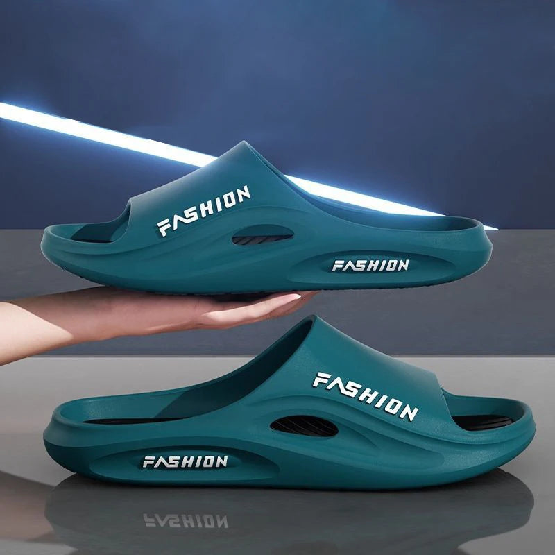 Men's slippers for outdoor wear in summer with soft soles 2024 new high-end sports sandals for men anti slip and odor proof